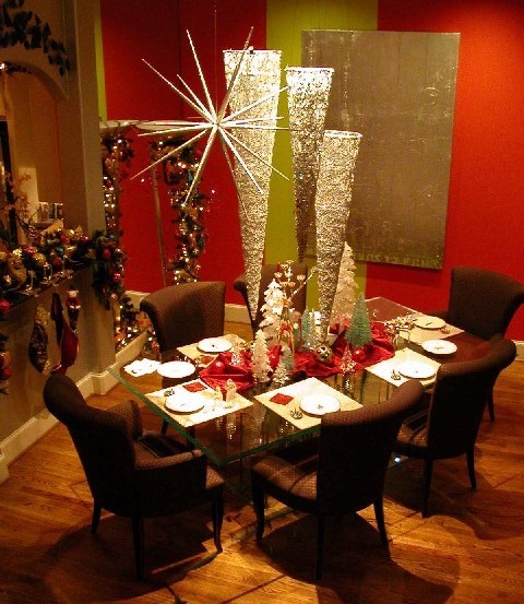 dining table centerpieces on Dining Table Hanging Centerpiece The Same Trees Are Hung From